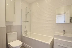 Bathroom finishing with panels design