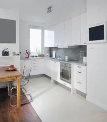Дызайн Белая Кухня Шэрыя Сцены