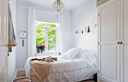 White bedroom small photo design