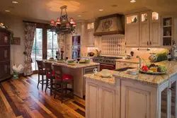 Kitchen living room rustic design