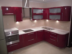 Kitchens built-in corner cabinets photo