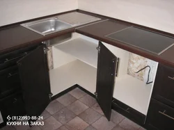 Kitchens built-in corner cabinets photo