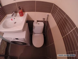 Дизайн малосемейки ванна