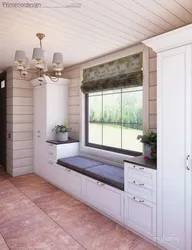 Hallway interior with window