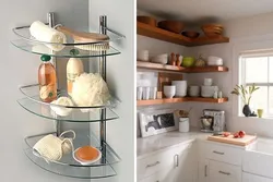 Тарҳи рафьои кунҷӣ дар акс ошхона