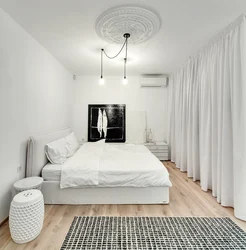 White walls bedroom design photo