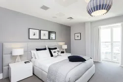 White walls bedroom design photo