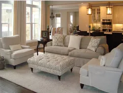 Living room design different sofas