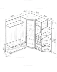 Hallway design corners and their schemes