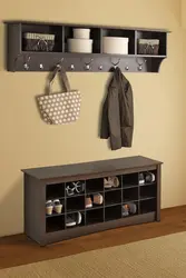 Photo Wall Shelves In The Hallway