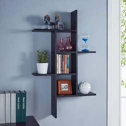 Photo Wall Shelves In The Hallway