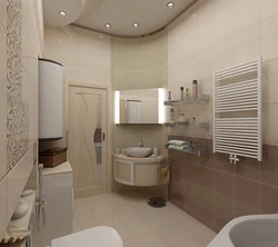 Photo of a combined bathroom with a corner bath