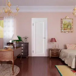 Parlaq yataq otağı qapısının daxili fotoşəkili