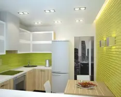 Ceiling in a small kitchen photo finishing options