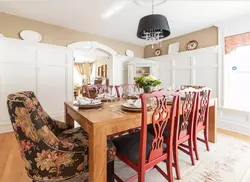 Different Chairs In The Kitchen In The Interior Photo