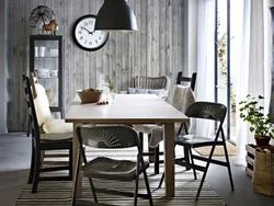 Different Chairs In The Kitchen In The Interior Photo