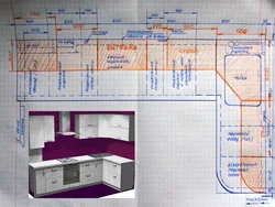 Location of sockets in the kitchen photo above the countertop