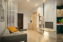 Partitions for zoning space in the living room photo