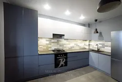 Glossy matte kitchen photo