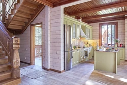 Laminated timber kitchen photo