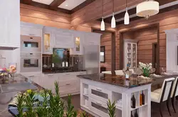 Laminated timber kitchen photo