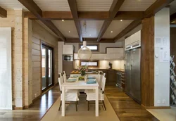 Laminated timber kitchen photo