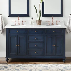 Bathroom cabinet in the interior