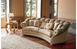 Beautiful classic sofas in the living room photo