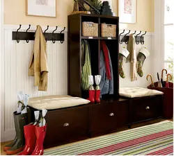 Hallway furniture design in the house photo