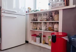 Niche under the window in the kitchen in Khrushchev design ideas