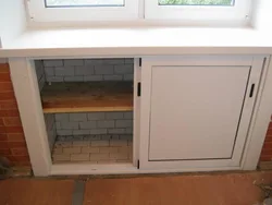 Niche Under The Window In The Kitchen In Khrushchev Design Ideas