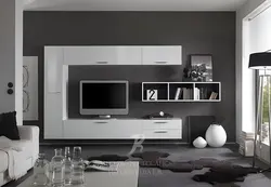 Hanging walls in the living room photo