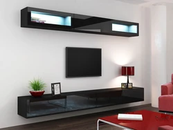 Hanging walls in the living room photo
