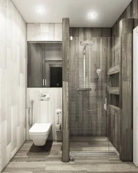 Bathroom design 4 m with shower