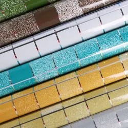 Self-adhesive wallpaper for the bathroom photo