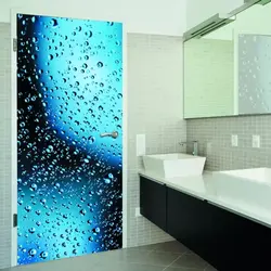 Self-adhesive wallpaper for the bathroom photo