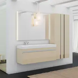 Bathtub With Wall-Hung Sink Photo