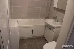 Examples of bathroom renovation in a panel house photo