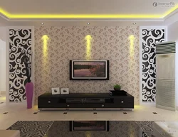 Living room wallpaper design
