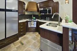 Irregularly shaped kitchen photo