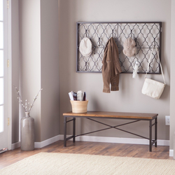 Design of hangers in the hallway wall photos