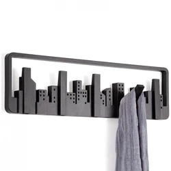 Design of hangers in the hallway wall photos