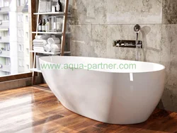 Bathroom bowl in the interior