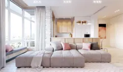 Modern Bedroom Design Photo With Sofa