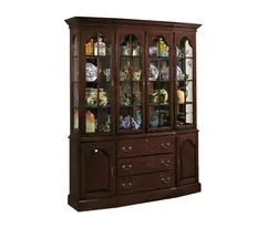 Inexpensive sideboard for dishes in the living room photo