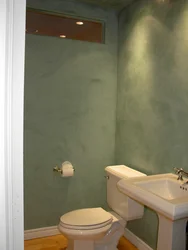 DIY Decorative Plaster In The Bathroom Photo