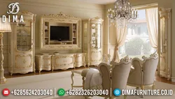 Classic living room in Italian style photo