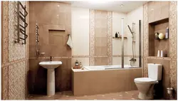 Tiles in the interior photo for the bathroom