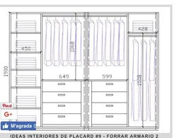 Yotoqxonadagi shkafning diagrammasi fotosurati