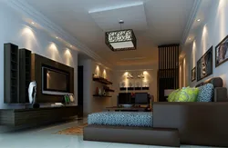 Lamps on the ceiling photo living room